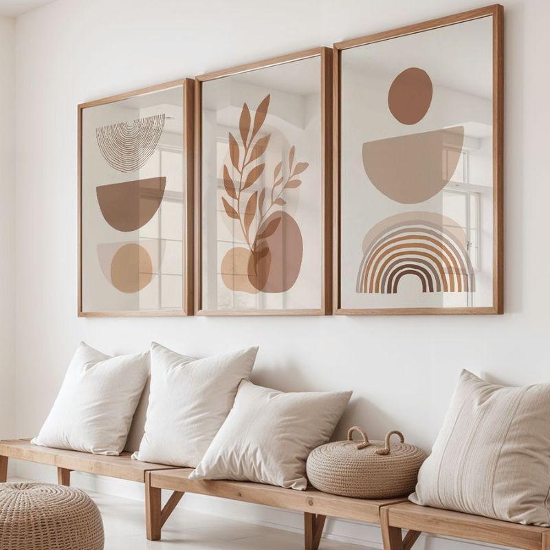 Design sans titre (6) Boho marron & beige